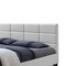 Baxton Studio Vivaldi White Faux Leather Padded Platform Base Full Size Bed 120-6677 - alternate 3
